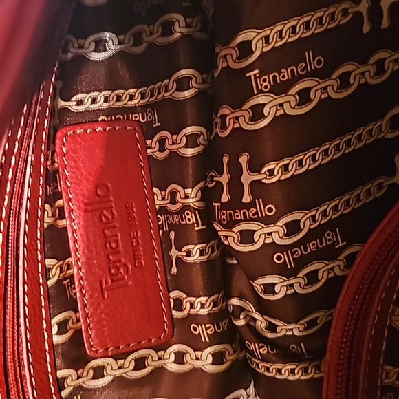 NWOT Red pebble leather  purse - Picture 2 of 5
